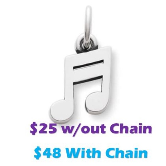James Avery Jewelry - James Avery “Two Note” charm- CHAIN INCLUDED